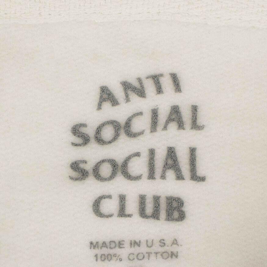 Cotton 'ASSC' Logo Hooded Sweatshirt - White