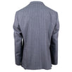 Doriani By Caruso Drop 7 Pin-Striped Wool Three Roll Two Button Suit - Gray