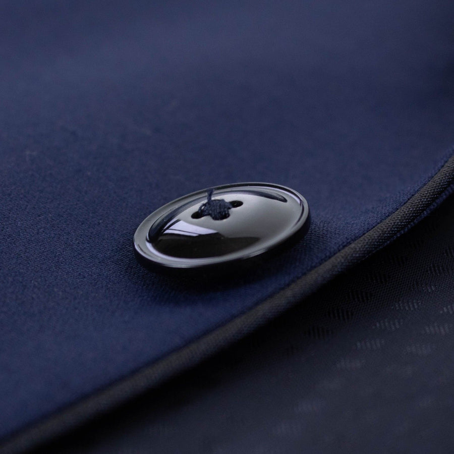 Drop 8 Wool Blend Three Piece Suit - Blue