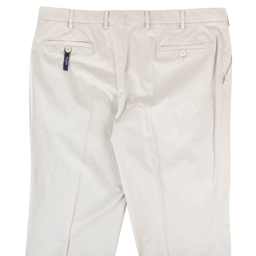 Beige Cotton Blend Pants