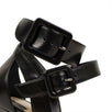 Multipot Double Buckle Sandal Pumps - Black