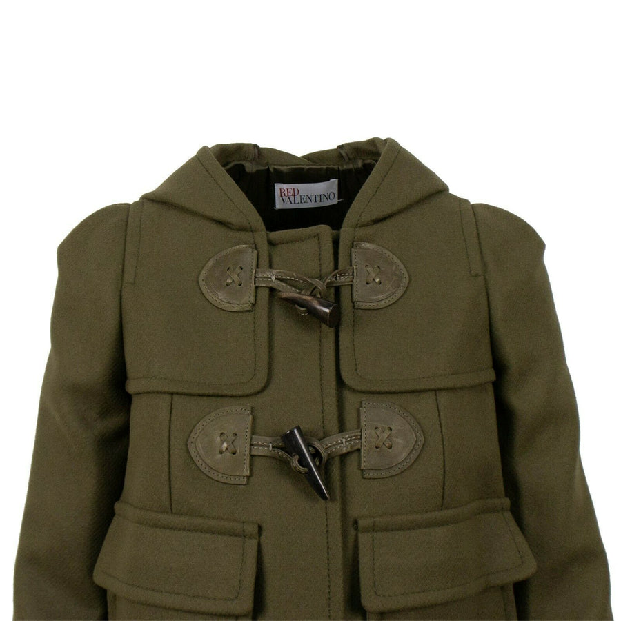 Wool Safari Flare Jacket - Hunter Green