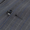 Drop 6 Multi Striped Wool Double-Breasted Suit - Heather Grey