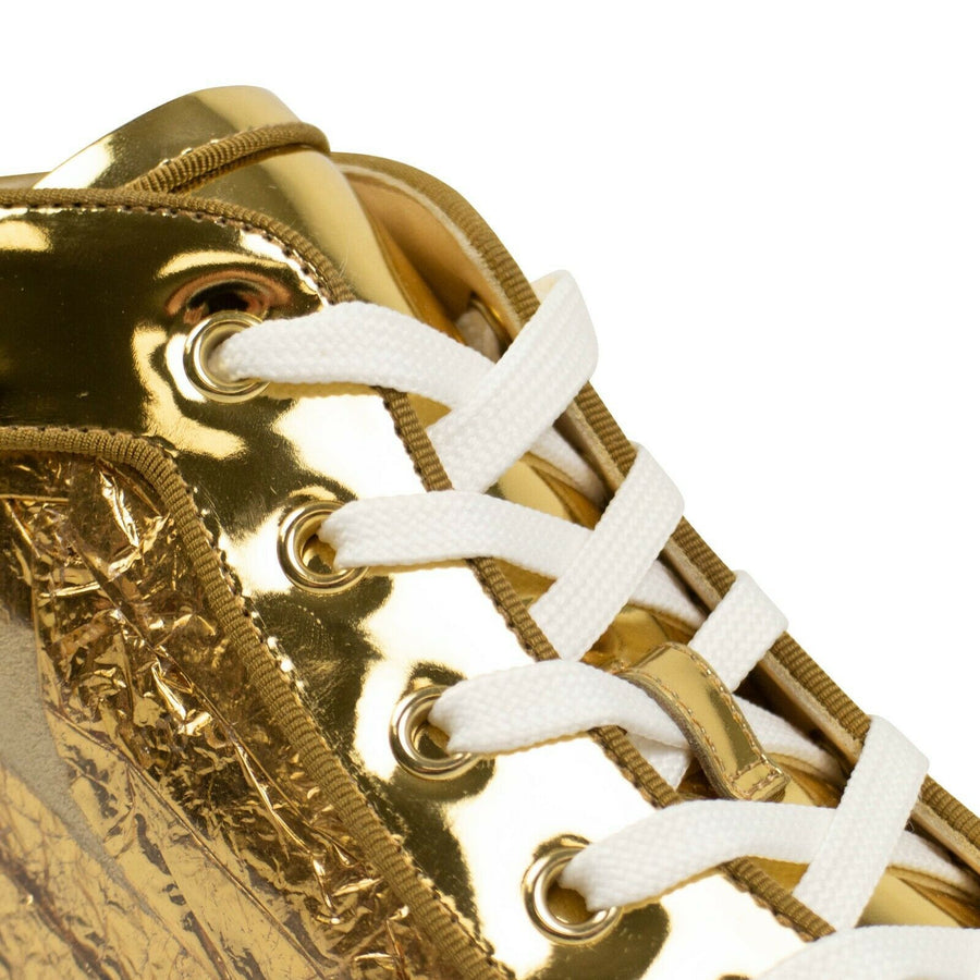 Men's Louis Orlato Gold Ruben Hi-Top Sneakers - Gold