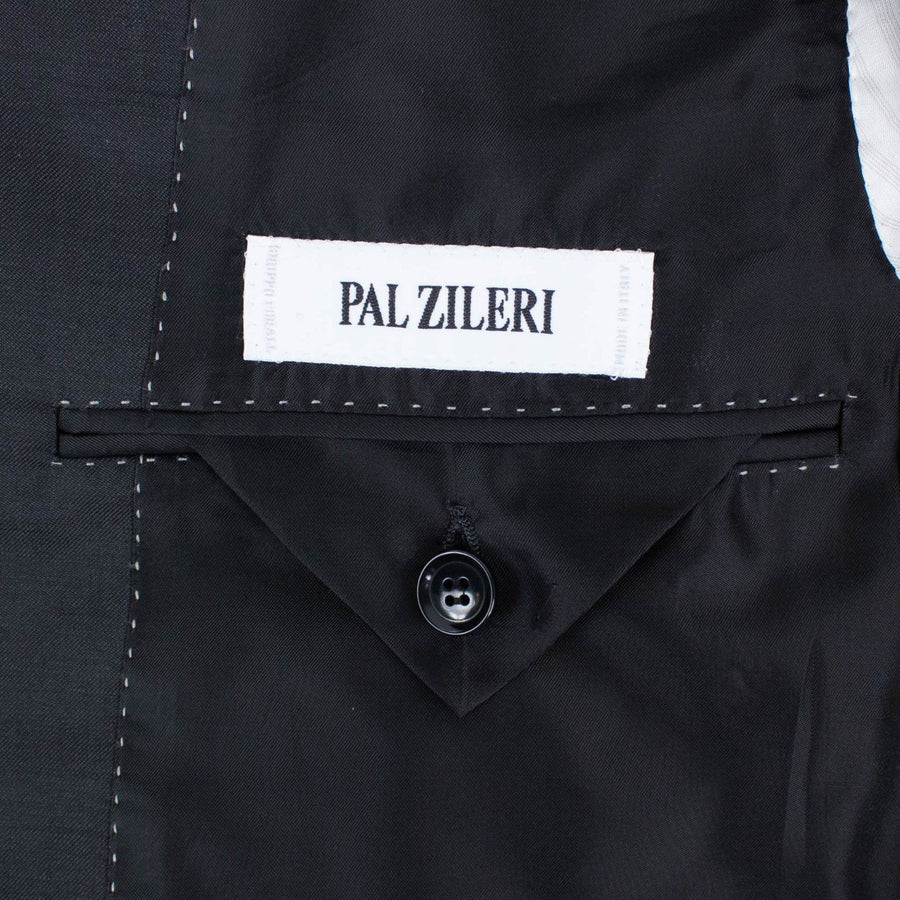 Drop 8 Wool Two Button Suit - Black