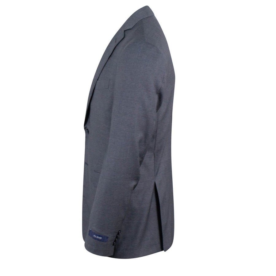 Drop 6 Micro Graph Checked Wool Two Button Three Peice Suit - Gray