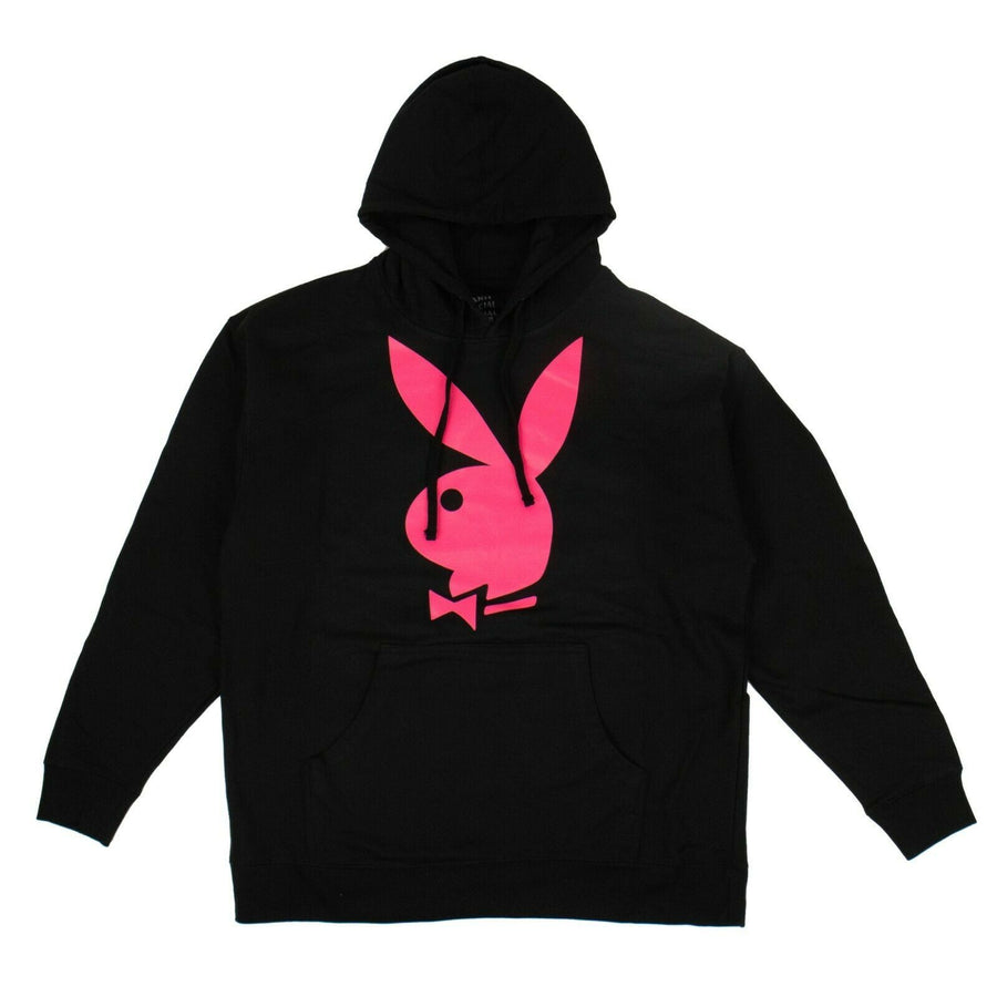 Cotton Playboy 'ASSC' Hooded Sweatshirt - Black
