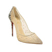 Follies Strass 100mm Mesh Pumps - Metallic Leopard Print