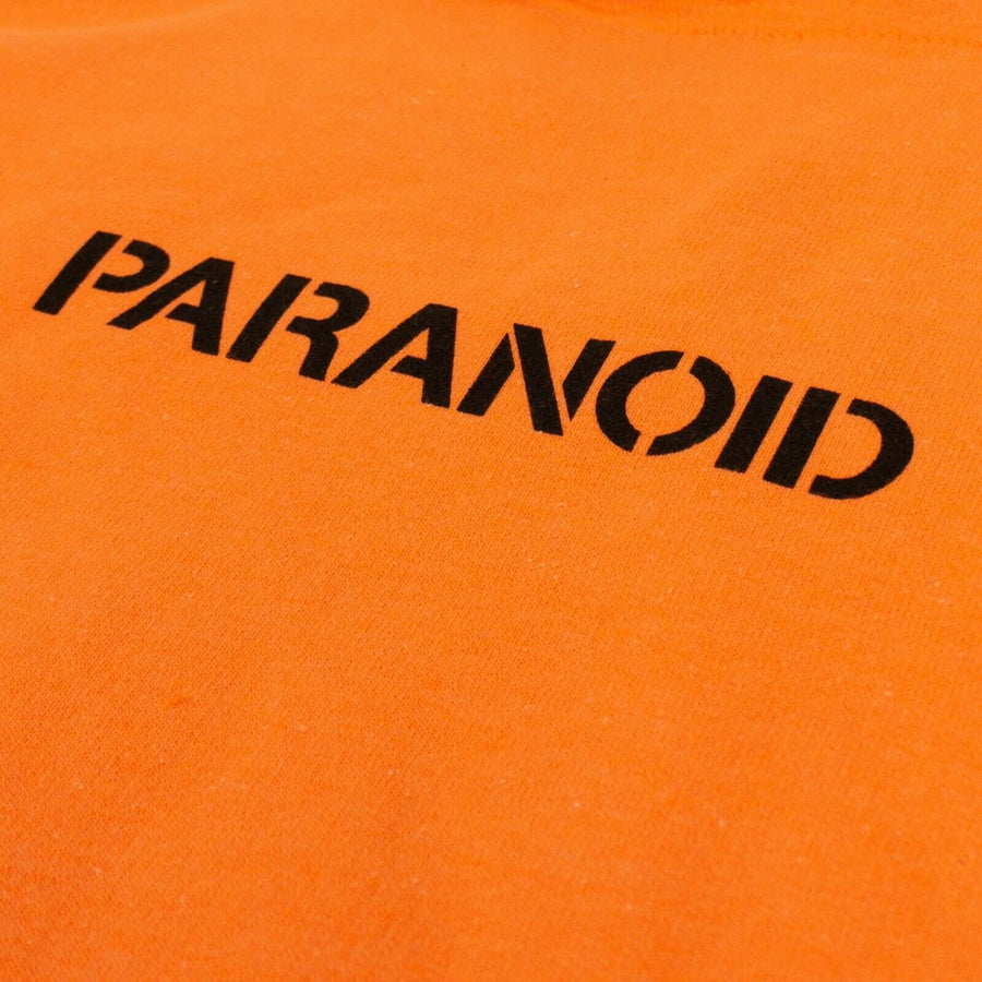 Paranoid 'ASSC' Hooded Sweatshirt - Orange