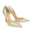 Iriza Python 100mm Half D'orsay Pumps - Iridescent Gold