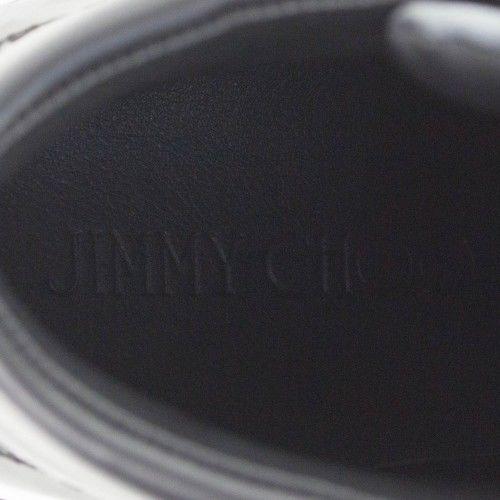 Leather Hi-Top Sneakers - Gray / Black