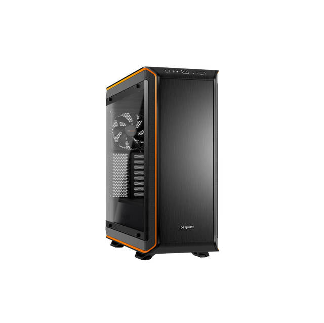 be quiet! Dark Base PRO 900 ORANGE rev.2 Full-Tower ATX Computer Case w/ Window, 3 Silent Wings 3 Fans, RGB LED's (BGW14)