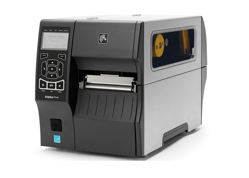 Zebra ZT410 Direct Thermal Transfer Monochrome Label Printer BlueTooth 600dpi ZT41046-T010000Z USB Ethernet