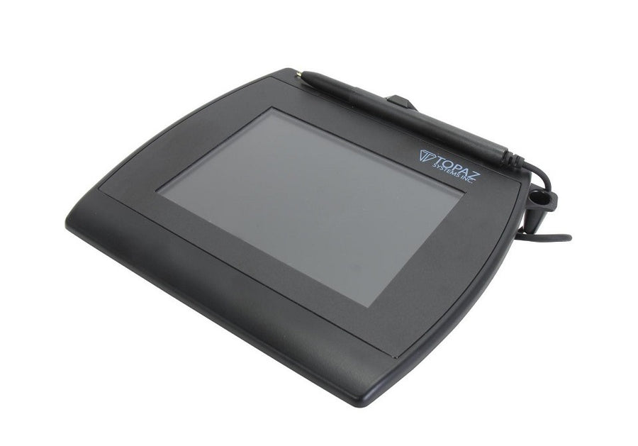 Topaz Signature Capture Tablet With InterActive 4x5 LCD USB Serial T-LBK766SE-BHSB-R - (Used Like New)