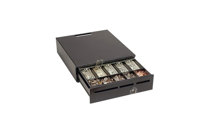 MMF 17x18 5xBill 5xCoin Cash Drawer Black 226-125181372-04