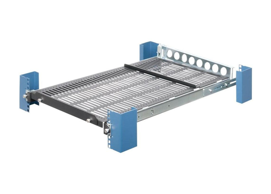 RackSolutions 1USHL-115 1U Sliding Equipment Shelf With Cma