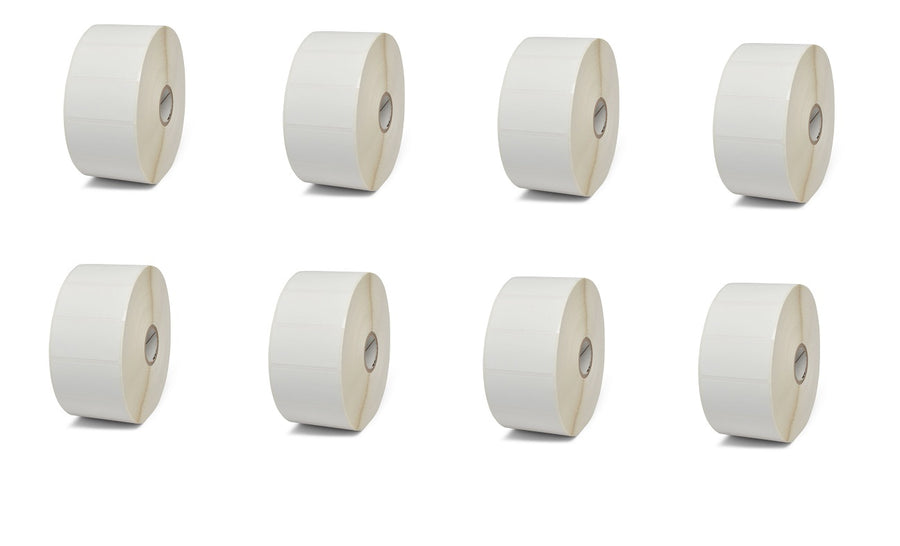 Zebra 83259 Z-Select 4000T 2x1 TT Paper Label 8-Pack
