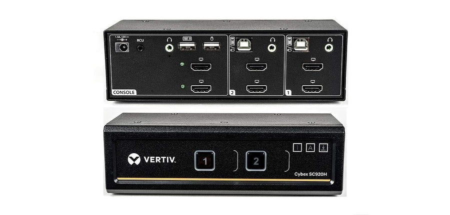 Vertiv Avocent Cybex SC920H 2-Ports Secure KVM Switch SC920H-001