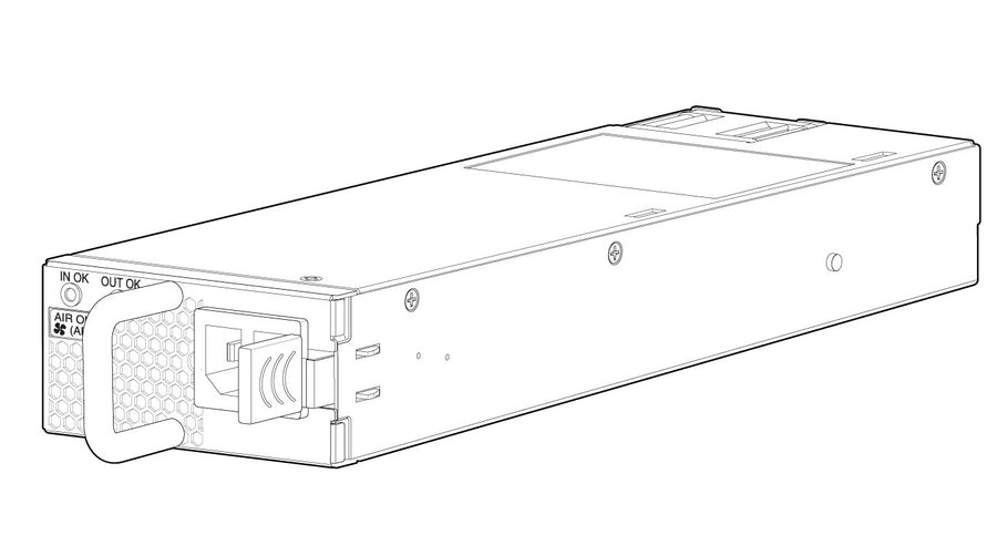 550W Juniper JPSU-550-DC-AFO Hot-Plug Power Supply For EX Series EX4300