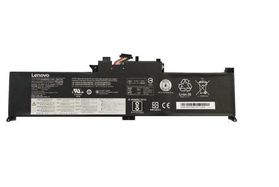 Genuine Lenovo ThinkPad Yoga 370 51WH 4-Cell Battery 01AV432