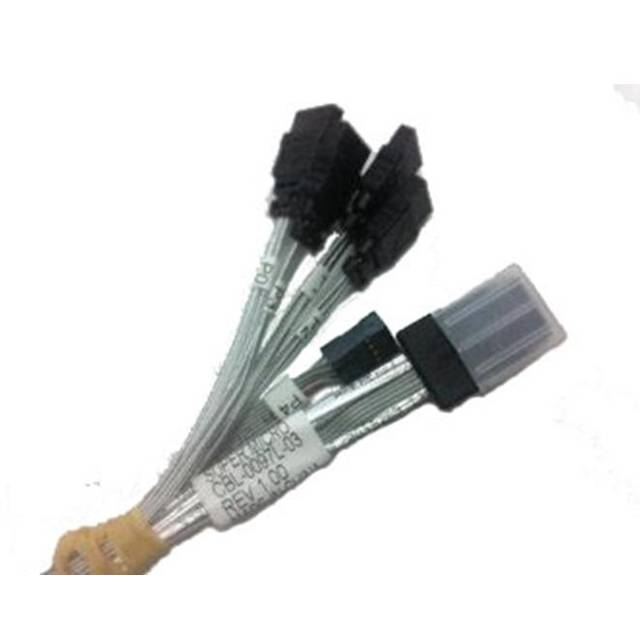 Supermicro CBL-0097L-03 50cm Mini-SAS (SFF-8087) to 4x SATA Internal Cable