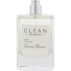 Clean Reserve Velvet Flora By Clean Eau De Parfum Spray 3.4 Oz *tester