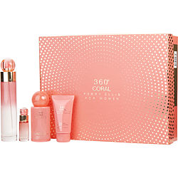 Perry Ellis Gift Set Perry Ellis 360 Coral By Perry Ellis