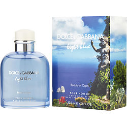 D & G Light Blue Beauty Of Capri By Dolce & Gabbana Edt Spray 4.2 Oz