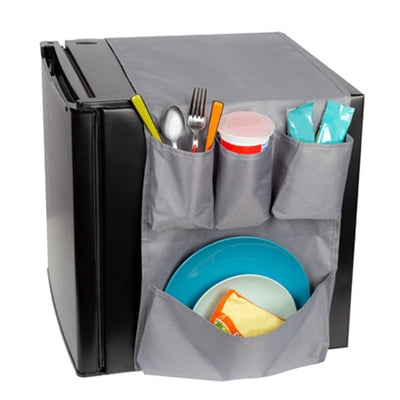 Mini Fridge Caddy Gray