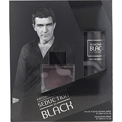 Antonio Banderas Gift Set Black Seduction By Antonio Banderas