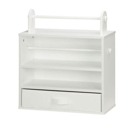 Craft Storage Tabletop White