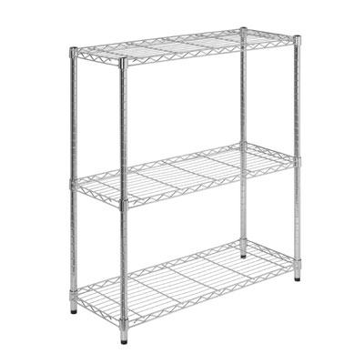 3Tier Adjust Shelvin Unit Chrm