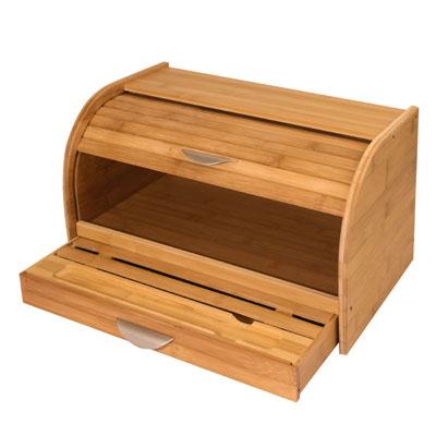 Bamboo Rolltop Bread Box