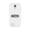 #1 Dad White Phone Case