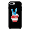 American Flag Peace Black Phone Case