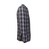 Drop 8 Plaid 3 Roll 2 Button Linen Sport Coat - Blue