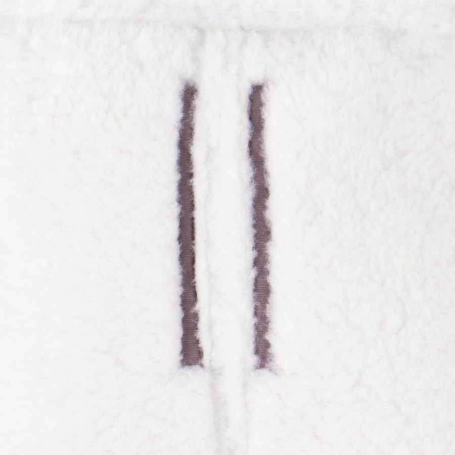 Sliced Worker Shearling Jacket - Black