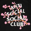 Cotton Cherry Blossom 'ASSC' T-Shirt - Black