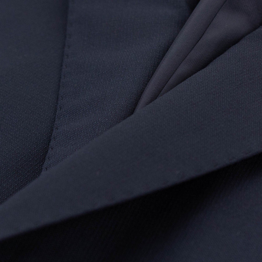 Drop 6 Wool Two Button Suit - Navy Blue