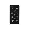 Skull Pattern Black Phone Case