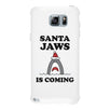 Santa Jaws Is Coming White Phone Case