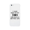 Work Hard Dog Life Phone Case Rubberized Grip Unique Mothers Gifts