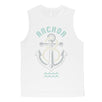 Anchor Hook Mens Vintage Design Muscle Shirt Funny Workout Tank Top