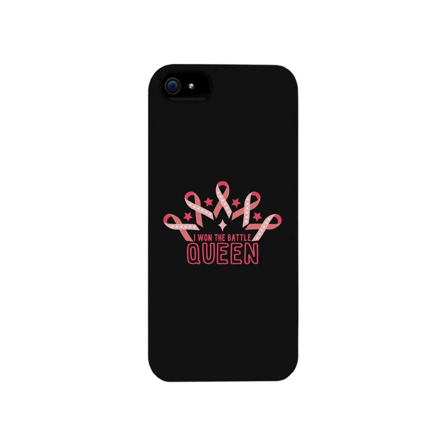 Won The Battle Queen Phone Case Breast Cancer Awareness Gifts