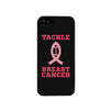 Tackle Breast Cancer Football Black Phone Case