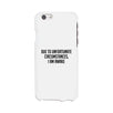 I'm Awake White Ultra Slim Cute Phone Cases For Apple, Samsung Galaxy, LG, HTC