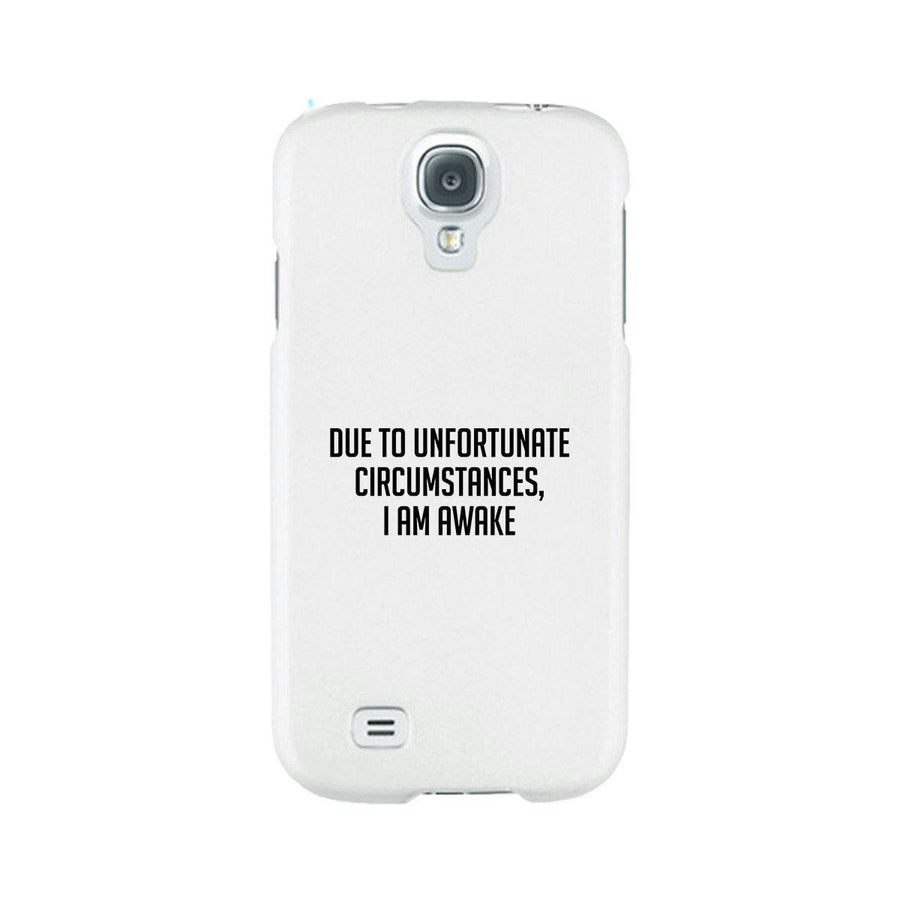 I'm Awake White Ultra Slim Cute Phone Cases For Apple, Samsung Galaxy, LG, HTC