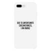 I'm Awake White Ultra Slim Cute Phone Cases For Apple, Samsung Galaxy, LG, HTC