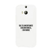 I'm Awake White Ultra Slim Cute Phone Cases For Apple, Samsung Galaxy, LG, HTC