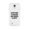 Nobody Happy White Slim Fit Cute Phone Cases For Apple, Samsung Galaxy, LG, HTC